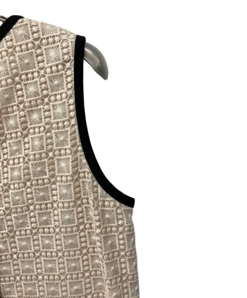 GRACE CLASS（グレースクラス）GRACE CLASS (グレースクラス) プリーツ切替ケミカルドレス ベージュ サイズ:38　の古着・服飾アイテム