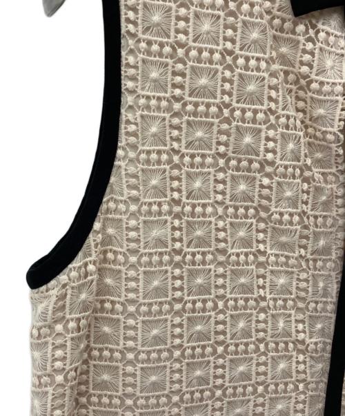 GRACE CLASS（グレースクラス）GRACE CLASS (グレースクラス) プリーツ切替ケミカルドレス ベージュ サイズ:38　の古着・服飾アイテム