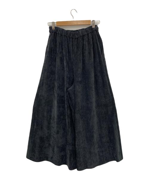 GRACE CONTINENTAL（（グレースコンチネンタル）GRACE CONTINENTAL (グレースコンチネンタル) コーデュロイフレアパンツ グレー サイズ:36の古着・服飾アイテム
