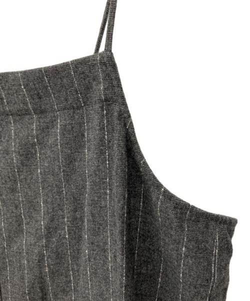 Spick and Span（スピック＆スパン）Spick and Span (スピック＆スパン) ツイードウールキャミサロペット グレー サイズ:36の古着・服飾アイテム