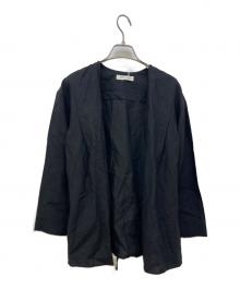 Demi-Luxe Beams（デミルクス ビームス）の古着「シンプルリネンジャケット」｜ブラック