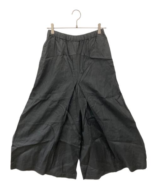 JOURNAL STANDARD（ジャーナルスタンダード）JOURNAL STANDARD (ジャーナルスタンダード) リネン タックキュロット ブラック サイズ:36の古着・服飾アイテム