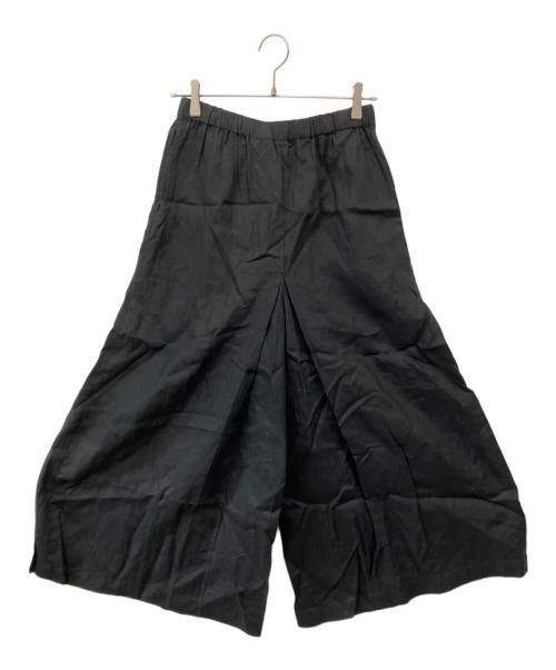 JOURNAL STANDARD（ジャーナルスタンダード）JOURNAL STANDARD (ジャーナルスタンダード) リネン タックキュロット ブラック サイズ:36の古着・服飾アイテム