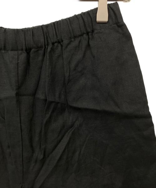 JOURNAL STANDARD（ジャーナルスタンダード）JOURNAL STANDARD (ジャーナルスタンダード) リネン タックキュロット ブラック サイズ:36の古着・服飾アイテム