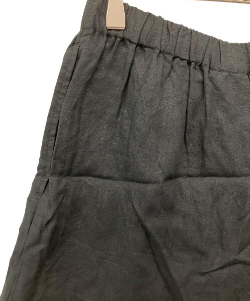 JOURNAL STANDARD（ジャーナルスタンダード）JOURNAL STANDARD (ジャーナルスタンダード) リネン タックキュロット ブラック サイズ:36の古着・服飾アイテム