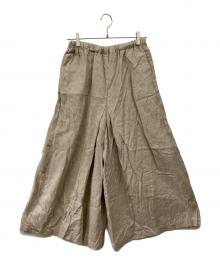 JOURNAL STANDARD（ジャーナルスタンダード）の古着「リネン タックキュロット」｜ベージュ