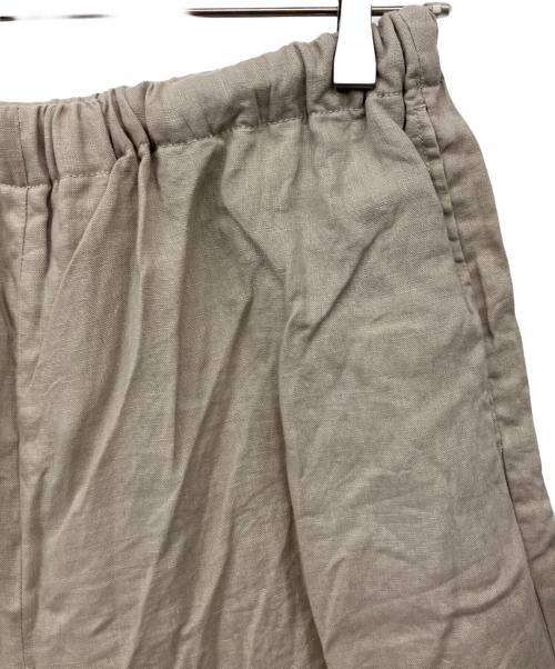JOURNAL STANDARD（ジャーナルスタンダード）JOURNAL STANDARD (ジャーナルスタンダード) リネン タックキュロット ベージュ サイズ:36の古着・服飾アイテム