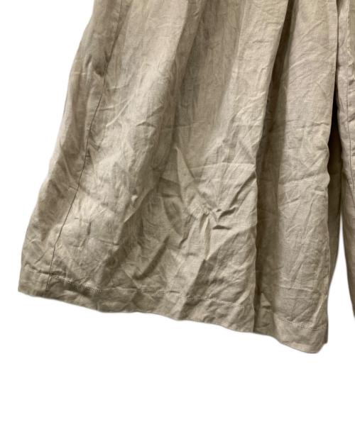 JOURNAL STANDARD（ジャーナルスタンダード）JOURNAL STANDARD (ジャーナルスタンダード) リネン タックキュロット ベージュ サイズ:36の古着・服飾アイテム