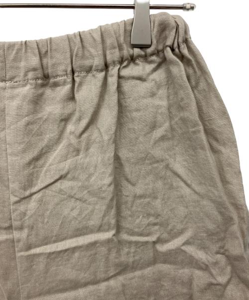 JOURNAL STANDARD（ジャーナルスタンダード）JOURNAL STANDARD (ジャーナルスタンダード) リネン タックキュロット ベージュ サイズ:36の古着・服飾アイテム
