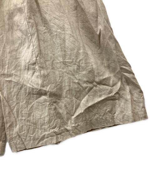JOURNAL STANDARD（ジャーナルスタンダード）JOURNAL STANDARD (ジャーナルスタンダード) リネン タックキュロット ベージュ サイズ:36の古着・服飾アイテム