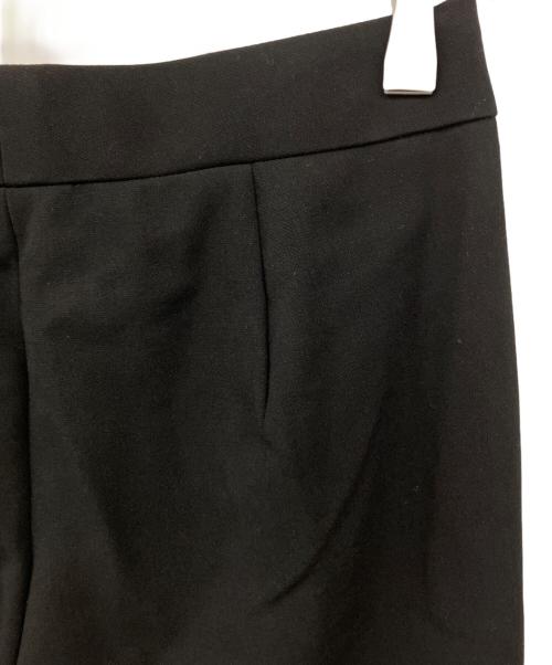 Demi-Luxe Beams（デミルクス ビームス）Demi-Luxe BEAMS (デミルクス ビームス) ダブルクロス ベーシックパンツ ブラック サイズ:38の古着・服飾アイテム