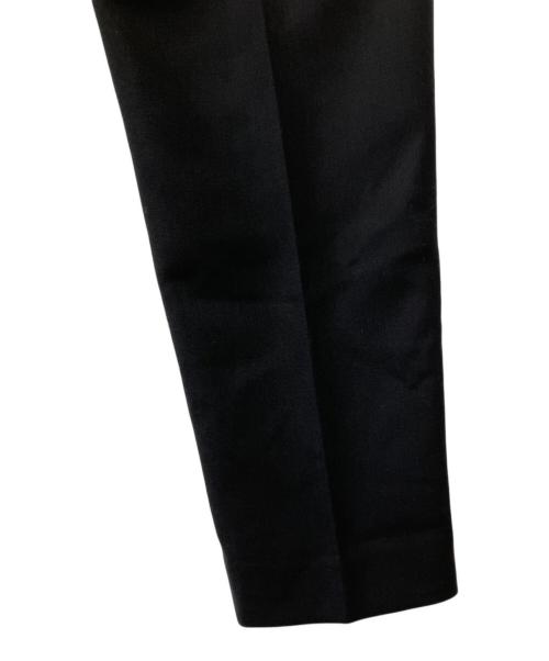 Demi-Luxe Beams（デミルクス ビームス）Demi-Luxe BEAMS (デミルクス ビームス) ダブルクロス ベーシックパンツ ブラック サイズ:38の古着・服飾アイテム