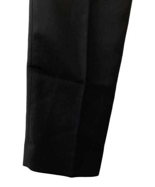 Demi-Luxe Beams（デミルクス ビームス）Demi-Luxe BEAMS (デミルクス ビームス) ダブルクロス ベーシックパンツ ブラック サイズ:38の古着・服飾アイテム