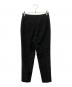 Demi-Luxe BEAMS (デミルクス ビームス) ダブルクロス ベーシックパンツ ブラック サイズ:38：5000円