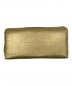 J&M DAVIDSONジェイ＆エム デヴィッドソン）の古着「ELONGATED ZIP WALLET」｜ゴールド
