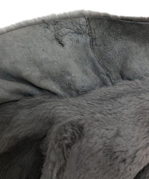 EMPORIO ARMANI（エンポリオ アルマーニ）EMPORIO ARMANI (エンポリオアルマーニ) ファージャケット グレー サイズ:38の古着・服飾アイテム