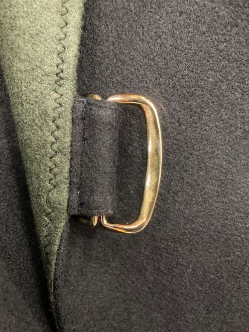 taupe（トープ）taupe (トープ) Leather Sleeve Wrap Coat ブラック サイズ:02の古着・服飾アイテム