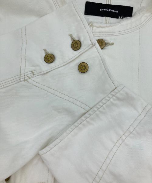 JOURNAL STANDARD（ジャーナルスタンダード）JOURNAL STANDARD (ジャーナルスタンダード) デニムカバーオール ホワイト サイズ:FREEの古着・服飾アイテム
