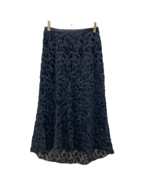 DRESSLAVE（ドレスレイブ）DRESSLAVE (ドレスレイブ) ジャガードフレアスカート ブラック サイズ:38の古着・服飾アイテム