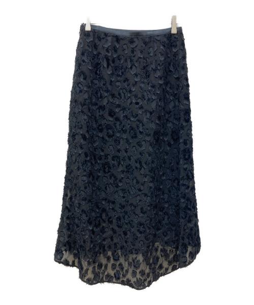 DRESSLAVE（ドレスレイブ）DRESSLAVE (ドレスレイブ) ジャガードフレアスカート ブラック サイズ:38の古着・服飾アイテム