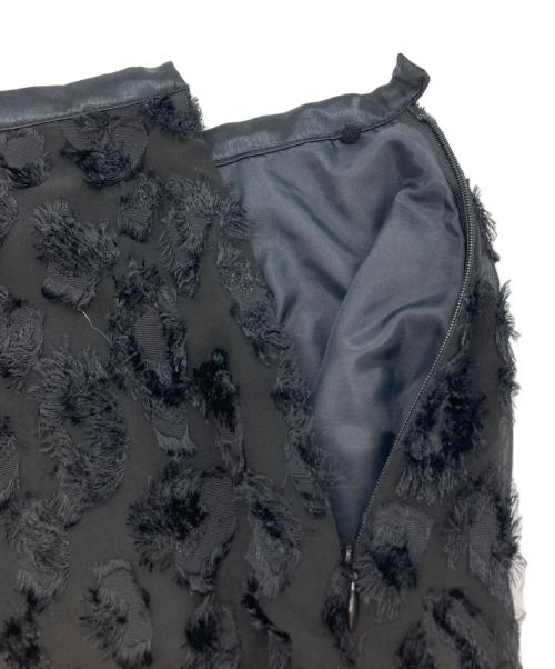 DRESSLAVE（ドレスレイブ）DRESSLAVE (ドレスレイブ) ジャガードフレアスカート ブラック サイズ:38の古着・服飾アイテム