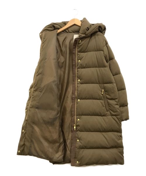 B:MING by BEAMS（ビーミングバイビームス）B:MING by BEAMS (ビーミングバイビームス) 河田フェザーロングダウンコート ブラウン サイズ:Mの古着・服飾アイテム