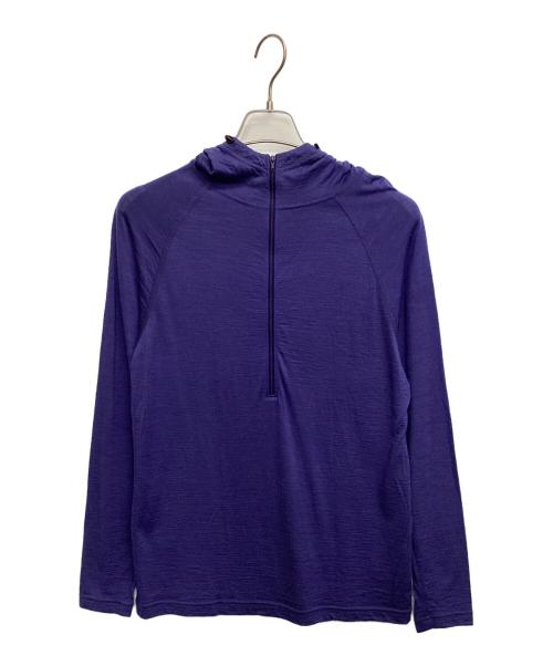 山と道（ヤマトミチ）山と道 (ヤマトミチ) MERINO LIGHT HOODY ネイビー サイズ:Sの古着・服飾アイテム