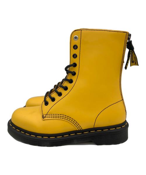 Dr.Martens（ドクターマーチン）Dr.Martens (ドクターマーチン) Y's (ワイズ) 10EYE BOOT イエロー サイズ:UK6の古着・服飾アイテム