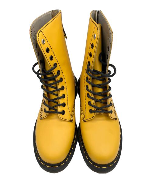 Dr.Martens（ドクターマーチン）Dr.Martens (ドクターマーチン) Y's (ワイズ) 10EYE BOOT イエロー サイズ:UK6の古着・服飾アイテム