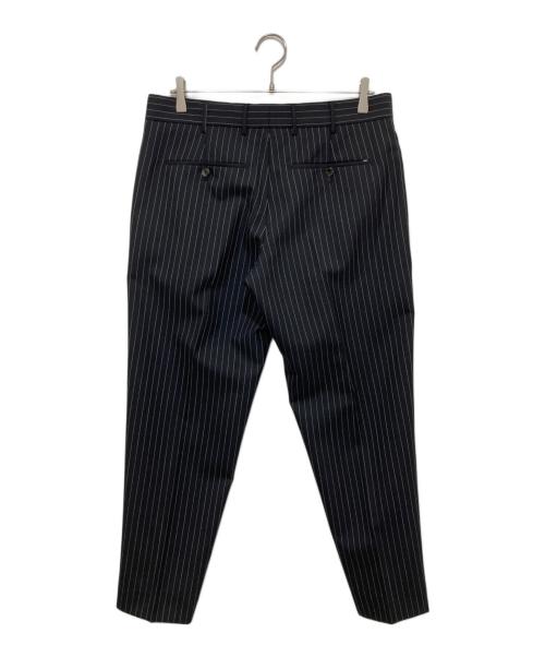 PT TORINO（ピーティートリノ）PT TORINO (ピーティートリノ) ノープリーツ スラックス ブラック×ホワイト サイズ:48の古着・服飾アイテム