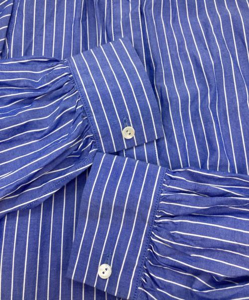 PHEENY（フィーニー）PHEENY (フィーニー) TYPEWRITER PUFF SLEEVE SHIRT DRESS ブルー サイズ:FREEの古着・服飾アイテム