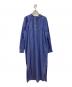 PHEENY（フィーニー）の古着「TYPEWRITER PUFF SLEEVE SHIRT DRESS」｜ブルー