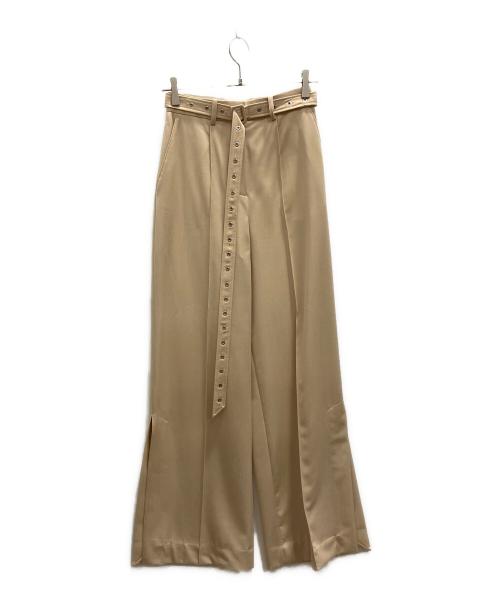 H&M（エイチアンドエム）H&M (エイチアンドエム) ROKH (ロク) ベルテッドコルセット&パンツ ベージュ サイズ:XSの古着・服飾アイテム