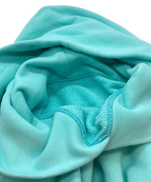 YUKI TSUNODA（ユキ ツノダ）YUKI TSUNODA (ユキ ツノダ) プルオーバーパーカー ターコイズブルー サイズ:Lの古着・服飾アイテム