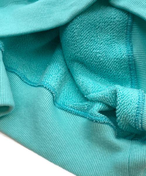 YUKI TSUNODA（ユキ ツノダ）YUKI TSUNODA (ユキ ツノダ) プルオーバーパーカー ターコイズブルー サイズ:Lの古着・服飾アイテム