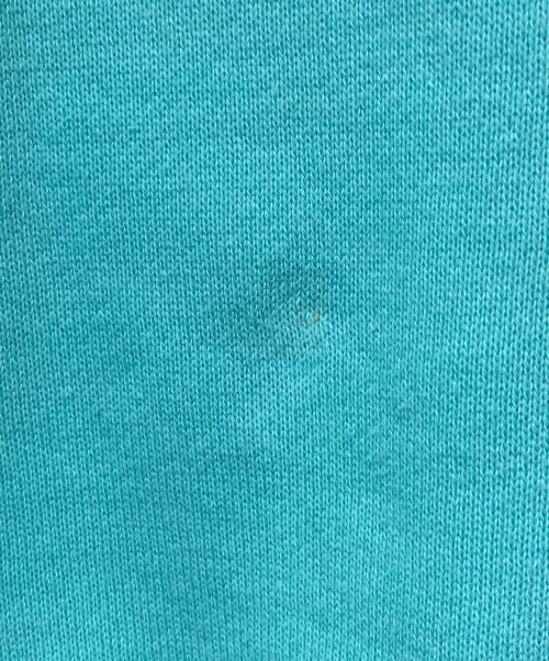 YUKI TSUNODA（ユキ ツノダ）YUKI TSUNODA (ユキ ツノダ) プルオーバーパーカー ターコイズブルー サイズ:Lの古着・服飾アイテム