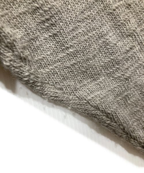 BASICKS（ベイシックス）BASICKS (ベイシックス) ニットジャケット グレー サイズ:Mの古着・服飾アイテム