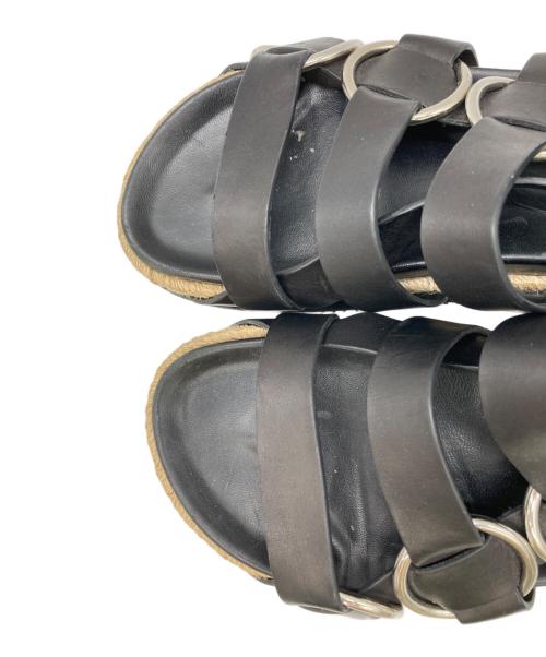 ALEXANDER WANG（アレキサンダー・ワン）ALEXANDER WANG (アレキサンダーワン) ベルトサンダル ブラック サイズ:37の古着・服飾アイテム