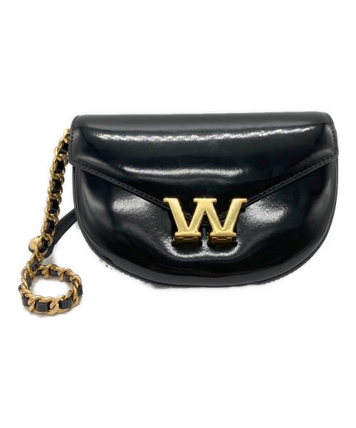 ALEXANDER WANG（アレキサンダー・ワン）ALEXANDER WANG (アレキサンダー・ワン) チェーンショルダーバッグ ブラックの古着・服飾アイテム