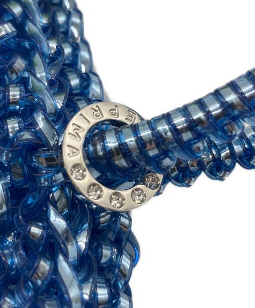 ANTEPRIMA（アンテプリマ）ANTEPRIMA (アンテプリマ) BEA BONGIASCA スクエア スモール ワイヤーバッグ シャンパンブルー×シャンパングリーン×マの古着・服飾アイテム