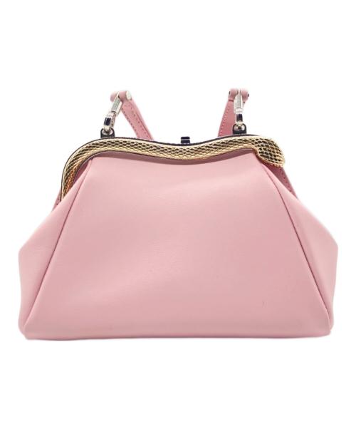 BVLGARI（ブルガリ）BVLGARI (ブルガリ) セルペンティーヌ ポーチショルダーポーチ ピンクの古着・服飾アイテム