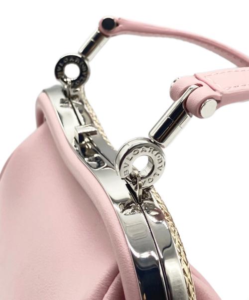 BVLGARI（ブルガリ）BVLGARI (ブルガリ) セルペンティーヌ ポーチショルダーポーチ ピンクの古着・服飾アイテム