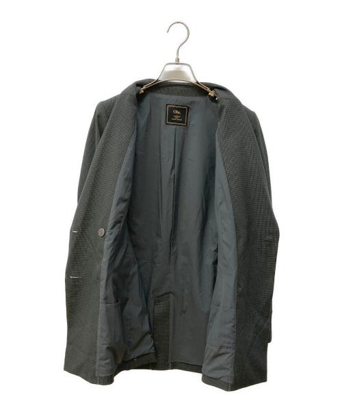 Olu.（オルドット）Olu. (オルドット) オリジナルバイカラーポイントジャケット グレー サイズ:FREEの古着・服飾アイテム