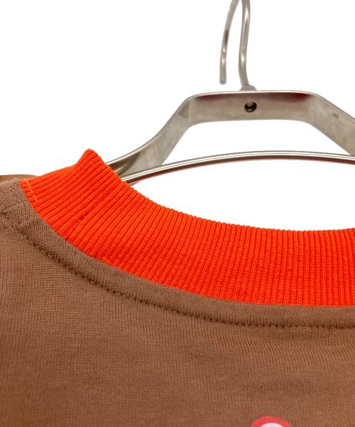 8IGB community clothing（エイトアイジービー コミュニティ クロージング）8IGB community clothing (エイトアイジービー コミュニティ クロージング) レースアップTシャツ ブラウン サイズ:-の古着・服飾アイテム