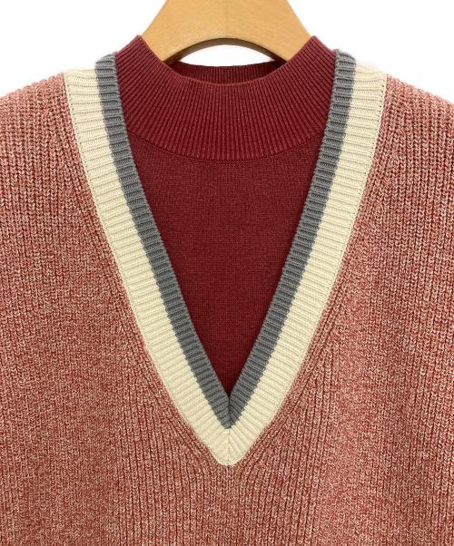 PAMEO POSE（パメオポーズ）PAMEO POSE (パメオポーズ) Multi 2way Knit Dress ピンク サイズ:ＳＩＺＥ　ＦＲＥＥの古着・服飾アイテム