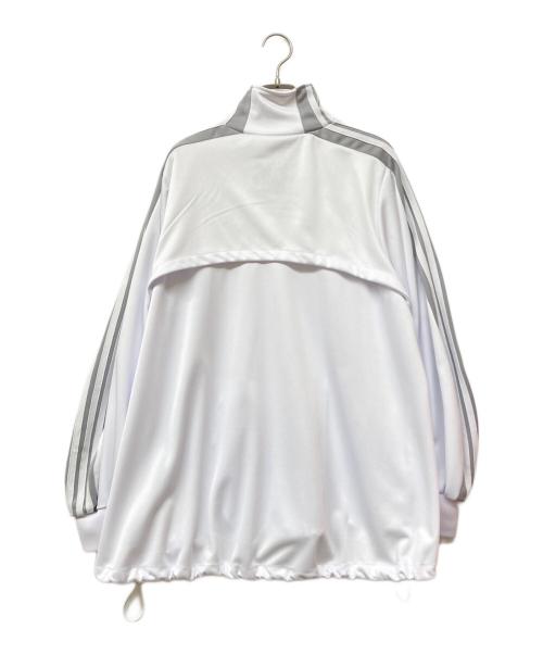 neith.（ネイス）neith. (ネイス) ANGLED SHAPE TRACK JACKET ホワイト サイズ:Fの古着・服飾アイテム
