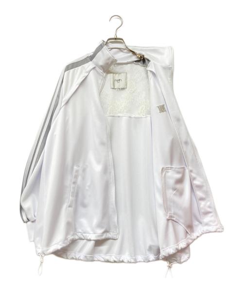 neith.（ネイス）neith. (ネイス) ANGLED SHAPE TRACK JACKET ホワイト サイズ:Fの古着・服飾アイテム