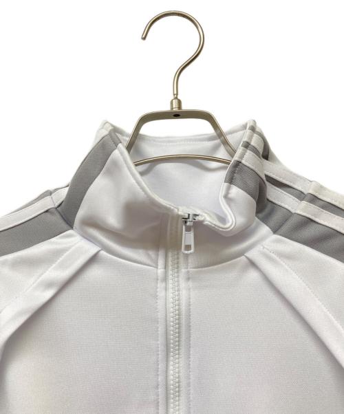 neith.（ネイス）neith. (ネイス) ANGLED SHAPE TRACK JACKET ホワイト サイズ:Fの古着・服飾アイテム