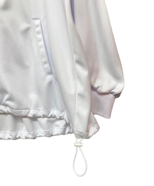 neith.（ネイス）neith. (ネイス) ANGLED SHAPE TRACK JACKET ホワイト サイズ:Fの古着・服飾アイテム