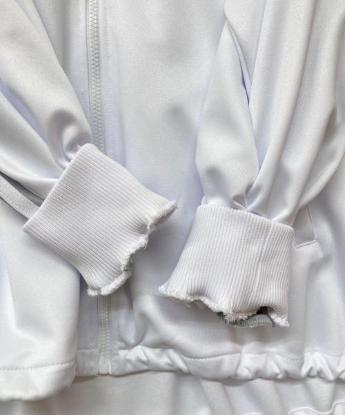 neith.（ネイス）neith. (ネイス) ANGLED SHAPE TRACK JACKET ホワイト サイズ:Fの古着・服飾アイテム